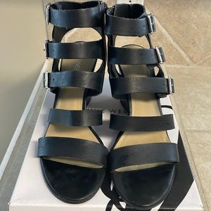 Nine West women wedge sandals. Size 10
